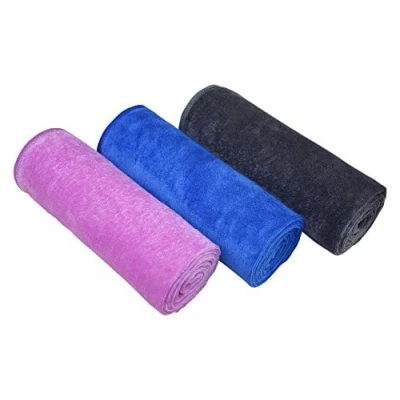 Abbildung von MAYOUTH Mikrofaser Handtuch Set f¨¹r Sauna Fitness Sport, Schnelltrocknende Handt¨¹Cher aus Microfaser, Unisex Sporthandtuch Blau+Rosa+Grau 40cm X80cm