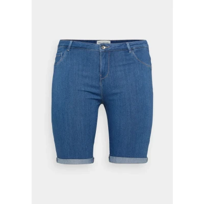 Abbildung von ONLY Carmakoma Carthunder REG LONG Jeans Shorts, Damen, Größe: 48, Mediumblue