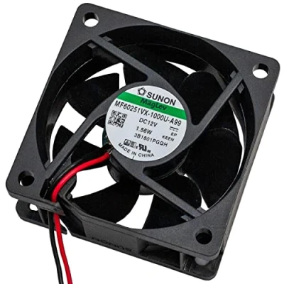Abbildung von Lüfter 12V DC 1,56W 60x60x25mm 45,9m3/h 5200U/Min Sunon MF60251VX1000UA99