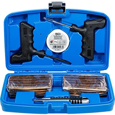 Abbildung von BGS 8911 Reifen Reparatur Satz 54 tlg. für Pkw, Quad, Anhänger, Gartentraktor und Roller Tire Repair Kit