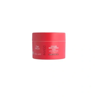Abbildung von Wella Professionals Invigo Color Brilliance Mask coarse professionelle Haarmaske für dickes, gefärbtes Haar farbschützende Haarkur mit Vitamin E und Antioxidantien 150 ml