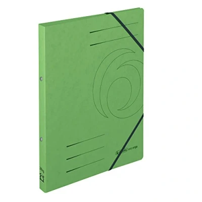 Abbildung von herlitz 11255445 Ringhefter &quot;Quality&quot;, A4, grün, 2 Ring Mechanik, Rückenbreite 25 mm, 5 Stück