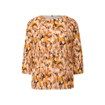 Abbildung von s.Oliver BLACK LABEL Chiffon Bluse mit Plisseefalten
