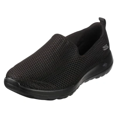Abbildung von Skechers Damen Go Walk Joy Sneaker, Black Textile Trim, 37.5 EU