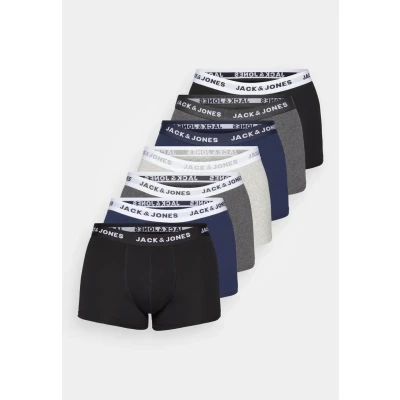 Abbildung von Jack &amp; Jones Jacbasic Trunks 7 PACK Panties, Herren, Größe: XXL, Grey/black/dark blue