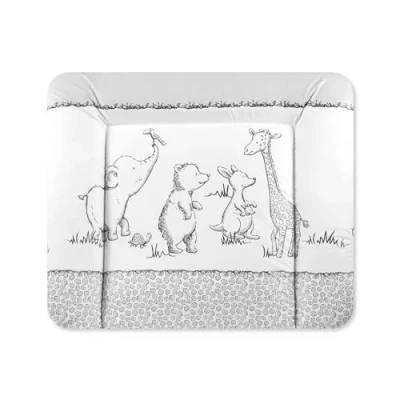 Abbildung von Julius Zöllner Wickelauflage Softy 85x75 cm Wickelunterlage wasserdicht und abwischbar Made in Germany Oeko Tex Standard 100 Safari