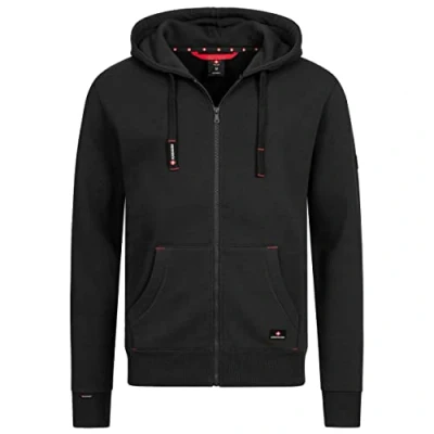Abbildung von Höhenhorn Woodberg Herren Hoodie Pullover Schwarz Gr. XL