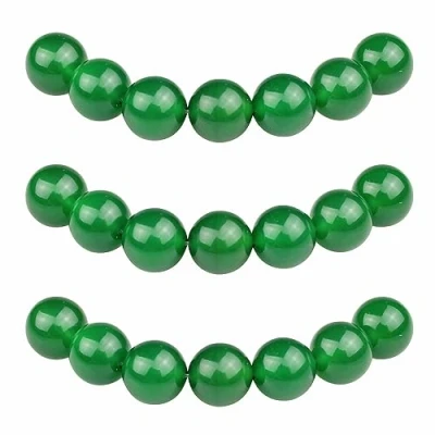 Abbildung von MJDCB Perlen zum Auffädeln 4mm 85 stück Grünes Tigerauge Halbedelsteine mit Loch Natürliche Lose Runde Steinperlen für Herstellung Schmuck Armbänder Halsketten