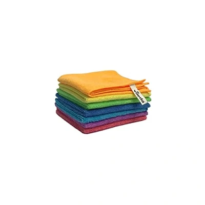 Abbildung von Vileda Mikrofasertücher Colors, Allzwecktücher Multipack aus Mikrofasern, 30 x cm, Mehrfarbig zur Unterscheidung der Anwendungsbereiche, 7er Pack