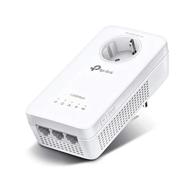 Abbildung von TP Link TL WPA8631P WLAN Powerline Adapter (Dualband 1200Mbit/s, AV1300 Powerline, 3 Gigabit Ports, Zusatzeinheit, Nicht zur alleinigen Verwendung)