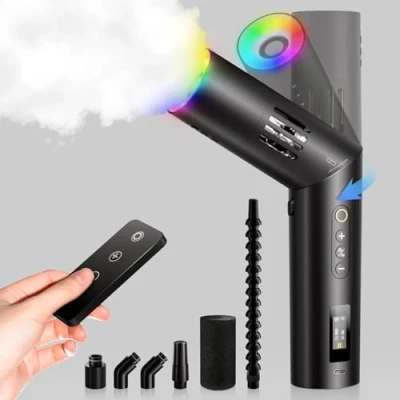 Abbildung von COLBOR CF5 Nebelmaschine Mini, 40W Tragbare Fernbedienung Rauchmaschine für Fotografie, Fog Smoke Machine Videoproduktion, Halloween, Cosplay