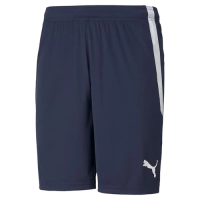 Abbildung von PUMA Herren Teamliga 8&quot; Shorts, Peacoat/Weiß, XL