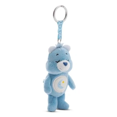 Abbildung von NICI Glücksbärchis Schlüsselanhänger Schlummerbärchi 10cm Plüschiger Kuscheltier Anhänger für Kinder &amp; Erwachsene, Mit Schlüsselring Schlüsselband, bund und halter 61378