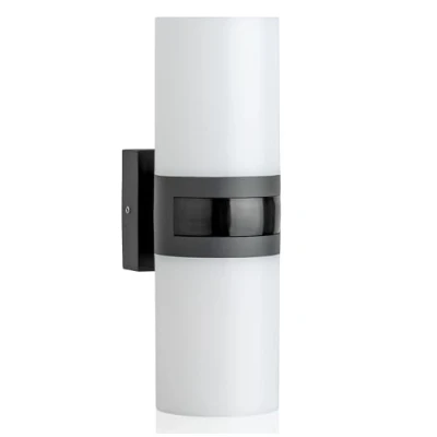 Abbildung von SEBSON® LED Außenleuchte Bewegungsmelder IP65 Wandleuchte anthrazit 20W 2200lm kaltweiß 5800K Außenwandleuchte up down, Sensor 12m / 180 Lampe Außen 230V
