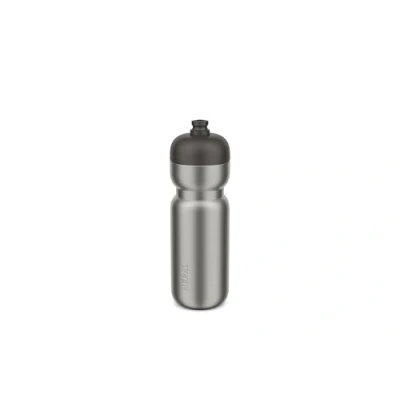 Abbildung von Mepal Edelstahl Trinkflasche Pull Sport Auslaufsicher Mit einer Hand zu halten, öffnen und trinken Leichter Wasserflasche 800 ml Graphite black