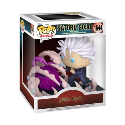 Abbildung von Funko Pop! Deluxe: JJK Satoru Gojo (HT: Purple) Jujutsu Kaisen Vinyl Sammelfigur Geschenkidee Offizielle Handelswaren Spielzeug Für Kinder und Erwachsene Anime Fans