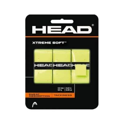 Abbildung von HEAD Unisex Erwachsene Xtremesoft Griffband, gelb, Einheitsgröße , 3 Stück (1er Pack)