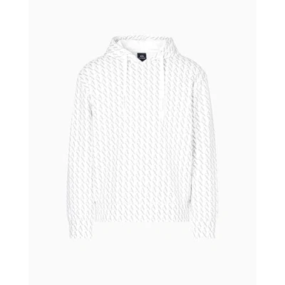 Abbildung von Armani Exchange Sweatshirt, Herren, Größe: Small, Off white/ash