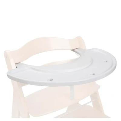 Abbildung von hauck Spielbrett für Alpha+ &amp; Beta+ Hochstuhl Play Tray, Recycelter Kunststoff, Schnelle Klick Befestigung, Kombinierbar mit max. 3 Spielaufsätzen (Nicht Enthalten), Leicht Abwischbar (White)