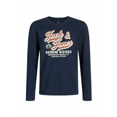 Abbildung von Jack &amp; Jones Junior Langarmshirt für Kinder, Größe: 176, Sky captain