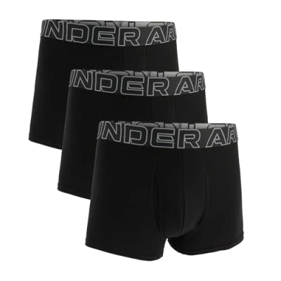 Abbildung von Under Armour Solid 3 IN 3PK Boxershorts, Herren, Größe: Large, Schwarz