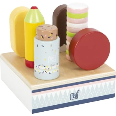 Abbildung von small foot EIS am Stiel Fresh aus FSC 100% zertifiziertem Holz, Zubehör für die Kinderküche, ab 2 Jahren, 12417