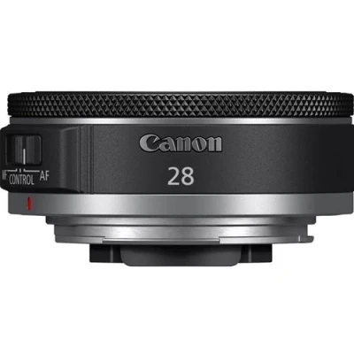 Abbildung von Canon RF 28mm F2.8 STM Pancake Objektiv für Kameras der EOS R Serie(Objektiv Reise &amp;Straßenfotografie, 1:2,8 Lichtstärke, Motor,7 Lamellen Irisblende,Steuerungsring,Weitwinkelobjektiv) schwarz