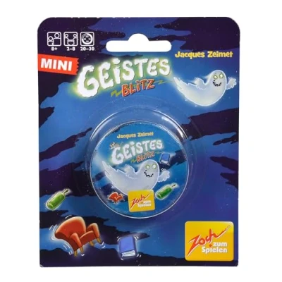 Abbildung von Zoch 601105140 Geistesblitz in der Metalldose, das beliebte Reaktionsspiel im Mini Format, ab 8 Jahren