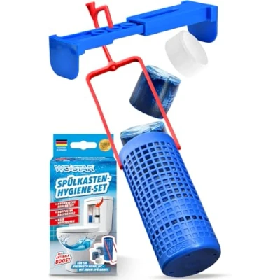 Abbildung von WC Star Spülkasten Hygiene Set Für Sauberkeit &amp; Frische vom bis ins Reiniger mit Aktiv Antikalk Boost, keine blockierten Zuläufe fast alle Aufputz Spülkästen
