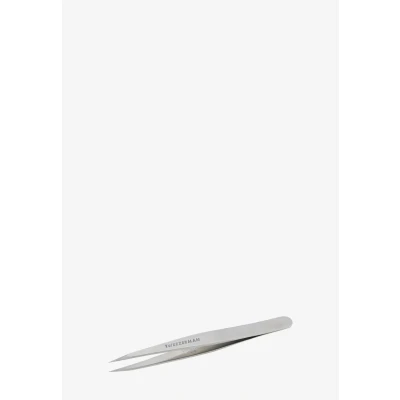 Abbildung von TWEEZERMAN Spitze Pinzette (Handgeschliffene Spitzen, Augenbrauen zupfen, Splitter entfernen, Rostfreier Edelstahl), Silber