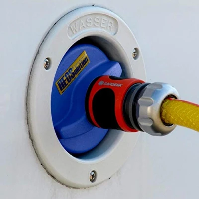 Abbildung von HEOSwater Wassertankdeckel 5251 Connector universal mit Gardena Anschluss, Blau