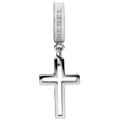 Abbildung von Diesel Earring Unisex Ohrringe silvercoloured, Größe: One Size, Silver coloured