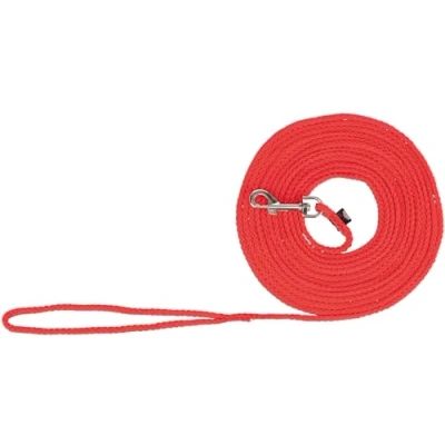 Abbildung von TRIXIE Schleppleine SM, 15 m ø 5 mm in rot Lange Hundeleine für Training und Outdoor kleine bis mittelgroße Hunde 19773