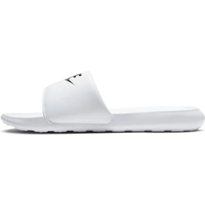 Abbildung von Nike Sportswear Victori ONE Slide Unisex Pantolette flach, Herren, Größe: 40, White/black Schuhe