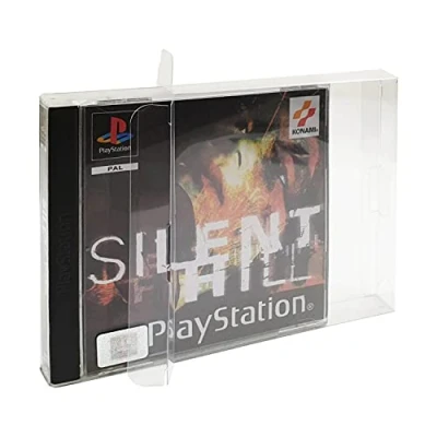 Abbildung von Link e : 10 X Kunststoff Schutzhulle fur Spielkassetten Kompatibel mit SONY Playstation 1 PS1
