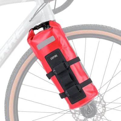 Abbildung von ZEFAL Gabeltaschen Fahrrad Dry Bag 4L + Z Adventure Cage Fahrradtaschen für Gepäckträger oder Gabel Fahrradtasche Wasserdicht Bikepacking Taschen Zubehör Gravel Bike