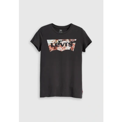 Abbildung von Levi&#039;s THE Perfect TEE Tshirt print, Damen, Größe: XS, Black
