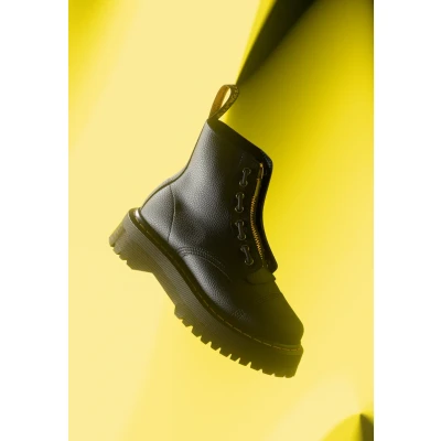 Abbildung von Dr. Martens Sinclair Plateaustiefelette, Damen, Größe: 37, Black/aunt sally Schuhe