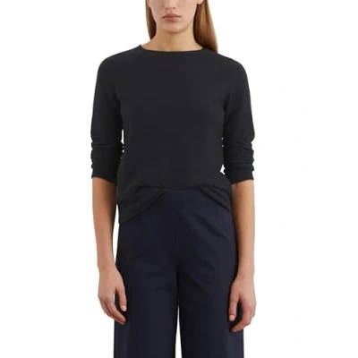 Abbildung von Marc O&#039;Polo Longsleeve BOAT NECK Strickpullover, Damen, Größe: Small, Deep night blue