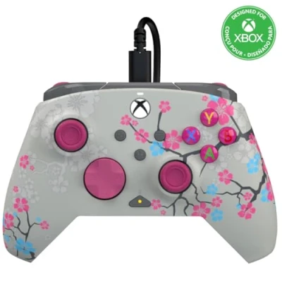 Abbildung von PDP Xbox REMATCH GLOW Wired controller BLOSSOM