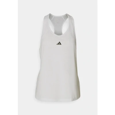 Abbildung von adidas Damen Train Essentials Minimal Branding Racerback Tank Top Tanktop, White, S
