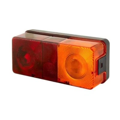 Abbildung von HELLA 2SD 002 582 021 Rückleuchte Halogen Anhänger Beleuchtung für u.a. John Deere ECE rechts, Gelb,Rot