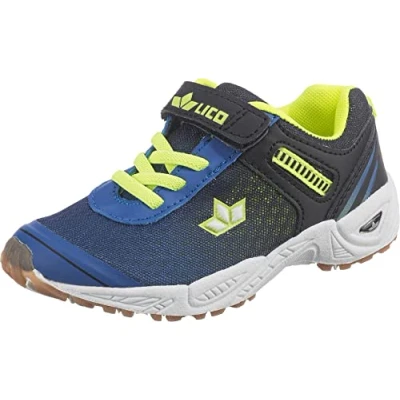Abbildung von Lico Unisex Kinder BARNEY VS Hallenschuhe, Blau/ Schwarz/ Lemon, 26 EU