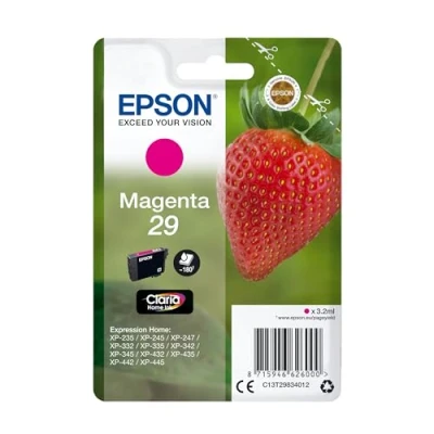 Abbildung von Epson 235M133 Original 29 Tinte Erdbeere, XP 235 332XP 335XP 432XP 435XP 245XP 342XP 345XP 442XP 445XP 247XP 257XP 255XP 352XP 355XP 452XP 455,(magenta)