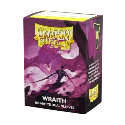 Abbildung von Arcane Tinmen ApS ART15056 Sleeves: Dragon Shield Alaric: Chaos (Purple) Matte Dual Wraith (100)