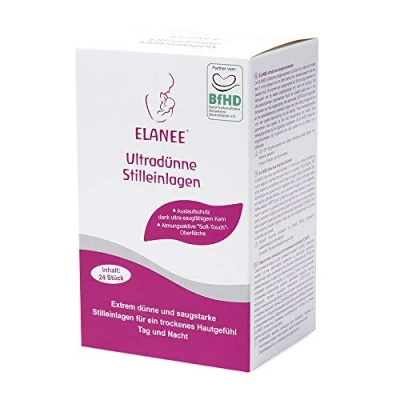 Abbildung von ELANEE Ultradünne Stilleinlagen ultra saugfähiger Kern, extrem dünn und atmungsaktiv weiß, 24 Stück (219 00)