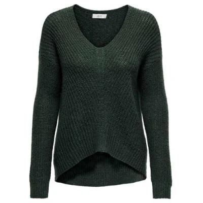 Abbildung von JdY Damen JDYNEW Megan L/S Pullover KNT NOOS Strickpullover, Scarab/Detail:W. Black PLY, M
