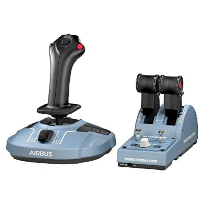 Abbildung von Thrustmaster TCA Officer Pack Airbus Edition Replica Sidestick und Throttle Quadrant für PC
