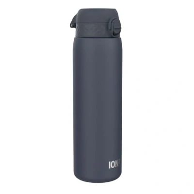Abbildung von Ion8 1.2 Liter Edelstahl Trinkflasche, Auslaufsicher, Einhandöffnung, Sichere Verriegelung, Spülmaschinenfest, Klappdeckel, Tragegriff, Leicht zu Reinigen, Langlebig &amp; Kratzfest, Marine Blau