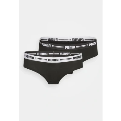 Abbildung von Puma Women Brazilian 2 PACK Slip, Damen, Größe: Small, Black
